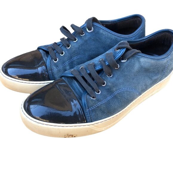 LANVIN Shoes Size 8 Blue - Picture 8 of 11